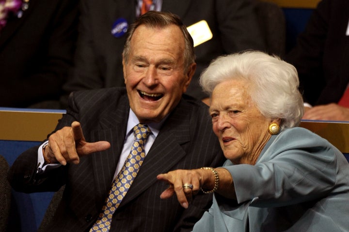 George H.W. Bush and Barbara Bush married in January 1945. 