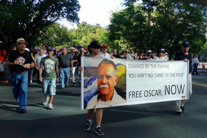 About ten thousand marched in San Juan for the release of Oscar López Rivera in November 2013, which received little to no international coverage. 