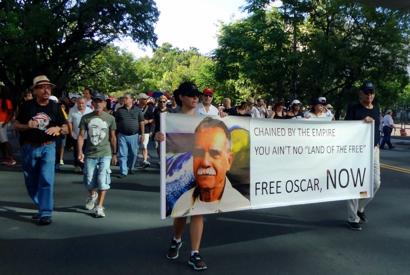 About ten thousand marched in San Juan for the release of Oscar López Rivera in November 2013, which received little to no in