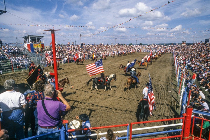 The Angola Prison Rodeo, staged at the Louisiana State Penitentiary, is held on one weekend in April and on every Sunday in O