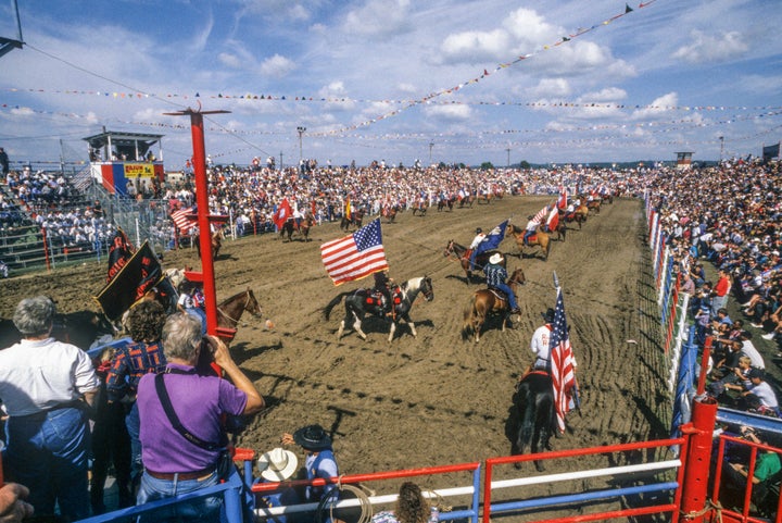 The Angola Prison Rodeo, staged at the Louisiana State Penitentiary, is held on one weekend in April and on every Sunday in October.