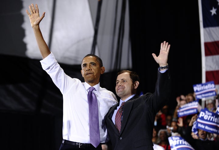 Tom Perriello, who is now running for governor of Virginia, had President Barack Obama's support for his 2010 congressional re-election but lost.