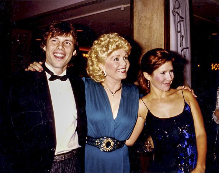 Todd, Debbie and Carrie Fisher at one of many public events. 
