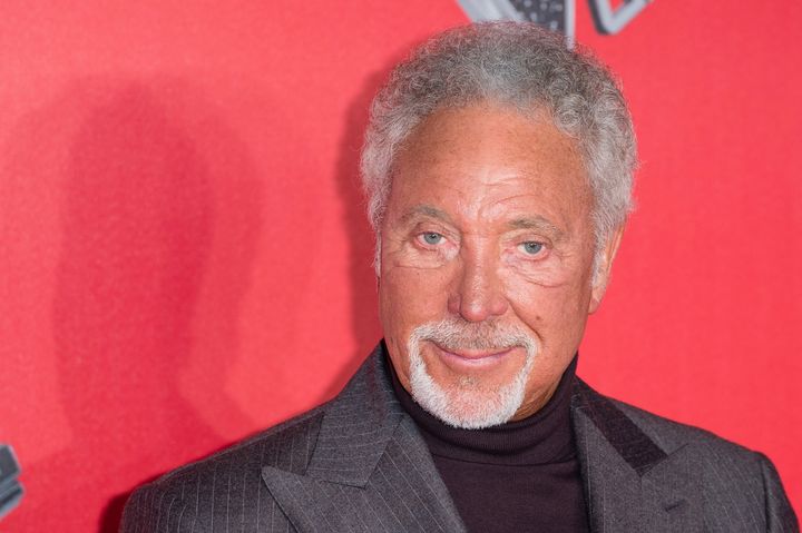 Sir Tom Jones at the show's London press launch 