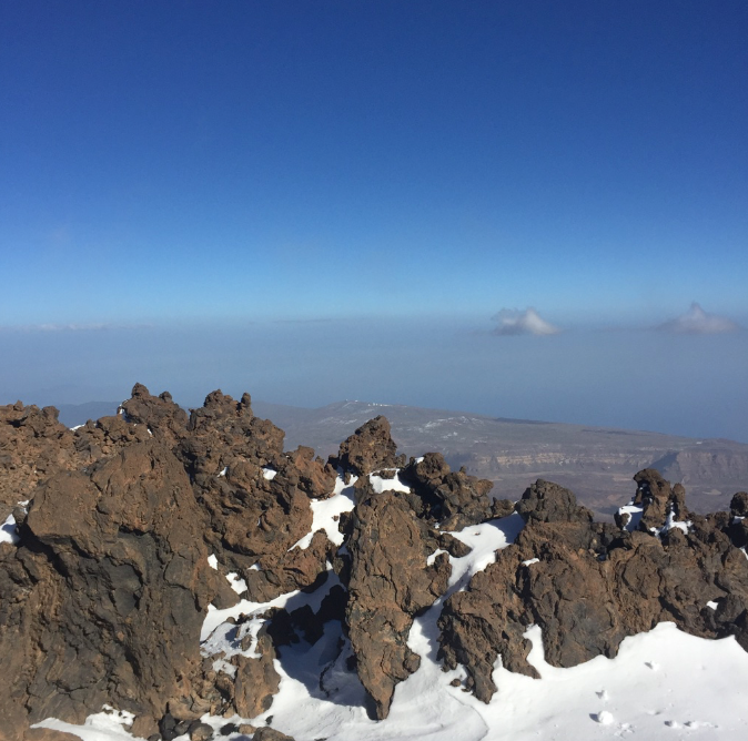 View from the top of El Tiede