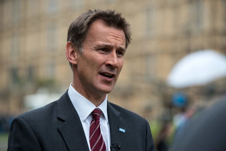 Health Secretary Jeremy Hunt