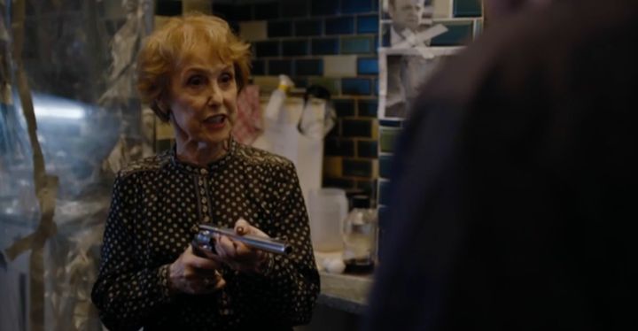 Mrs Hudson saved the day, outwitting even Sherlock