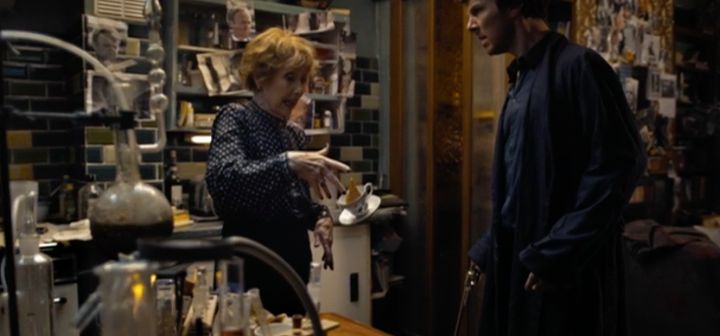 Sherlock has Mrs Hudson to thank for her forbearance