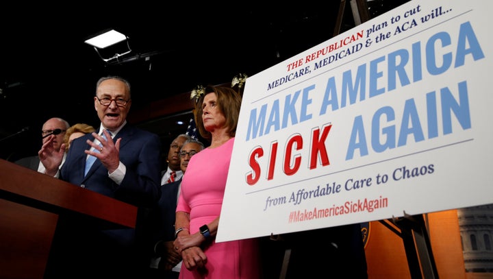 Senate Minority Leader Chuck Schumer organized the anti-repeal effort.