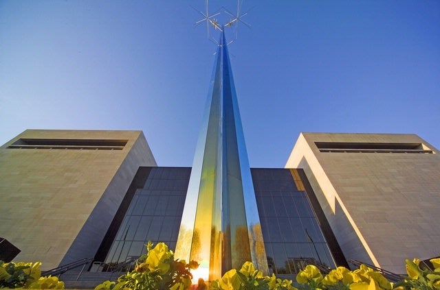 <em>Ad Astra. </em>Scuputure by Richard Lippold, on the North side of the Smithsonian's National Air and Space Museum