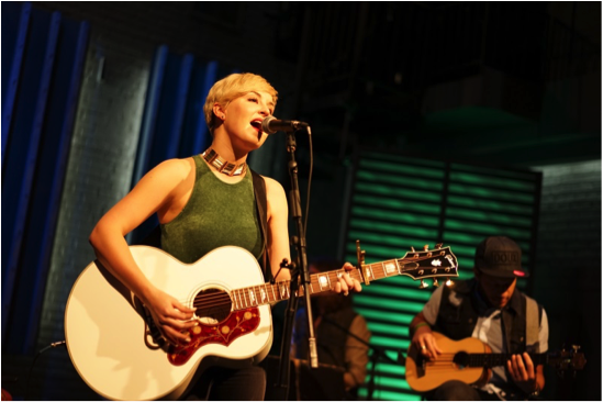 <p>Maggie Rose performs at <strong>Give Back & Get Down Nashville</strong></p>