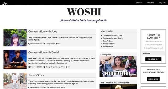 What Woshi looks like after its recent make over! Ready for 2017. 