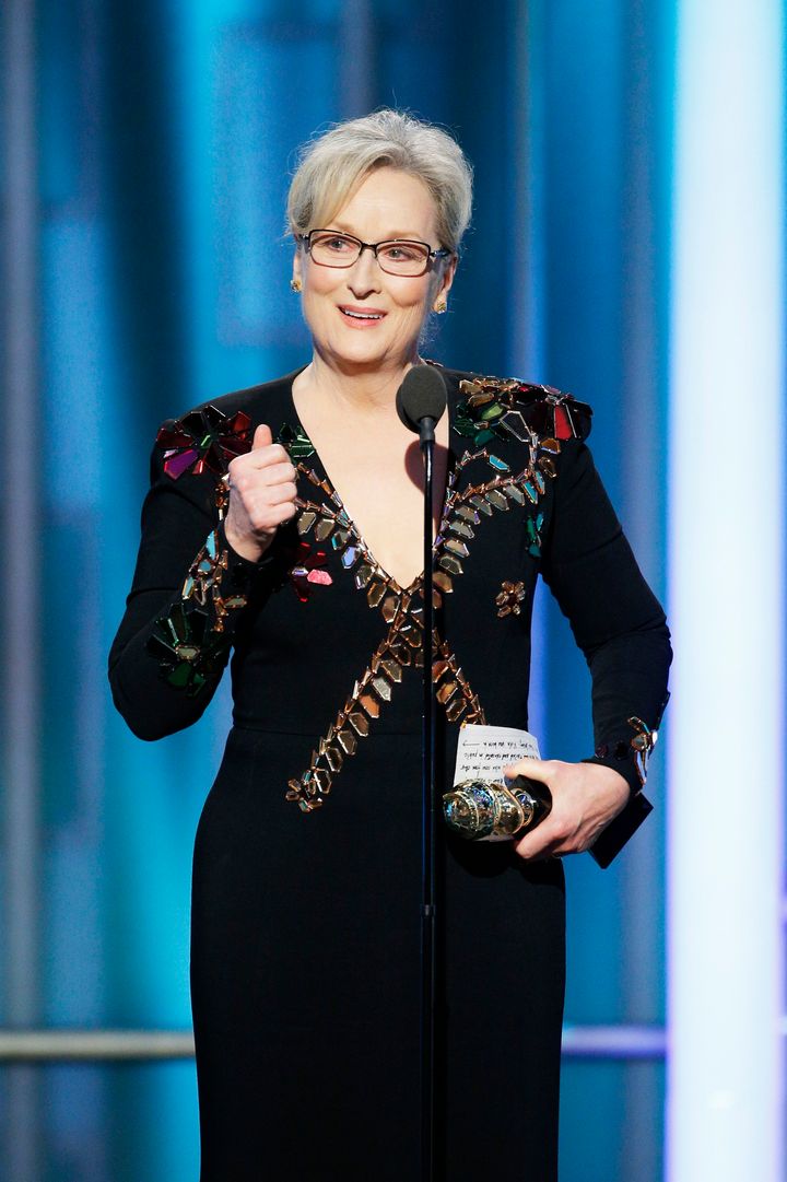 Meryl Streep was awarded a Lifetime Acheivement gong at the Golden Globes
