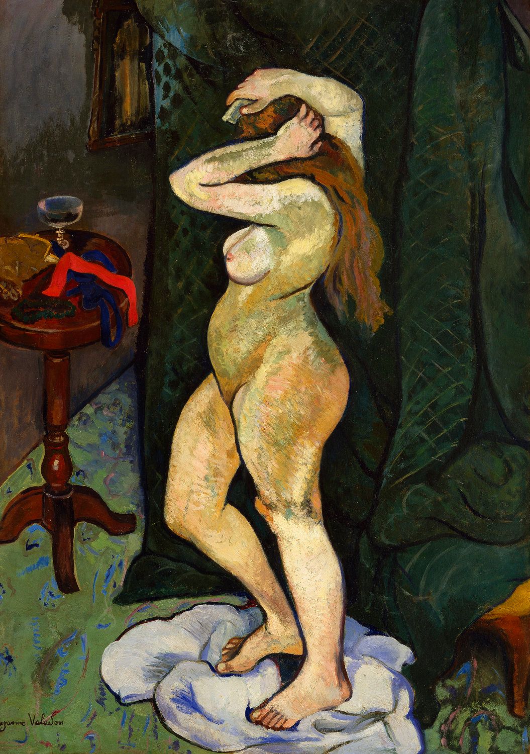 Suzanne Valadon, "Nude Doing Her Hair," ca. 1916.