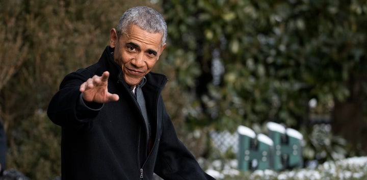 The president on his way to attend the wedding of longtime aide Marvin Nicholson. 