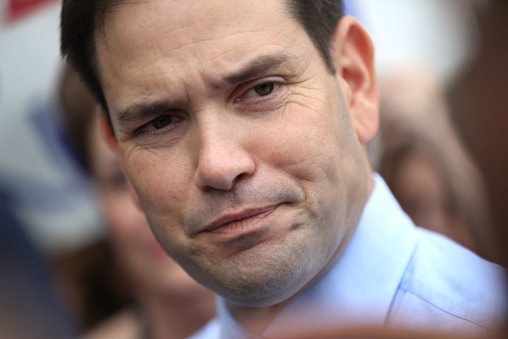 Is Sen. Marco Rubio worried gun control advocates have a point?