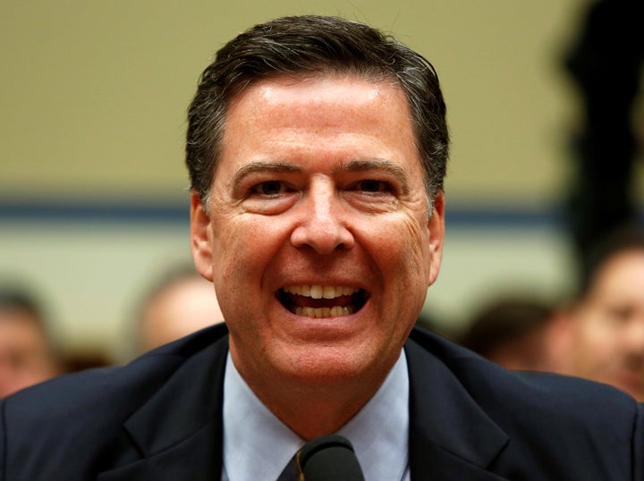 This is the face of a man who gets to argue with Republicans over why the FBI isn't recommending criminal charges against Hillary Clinton. Over and over again.