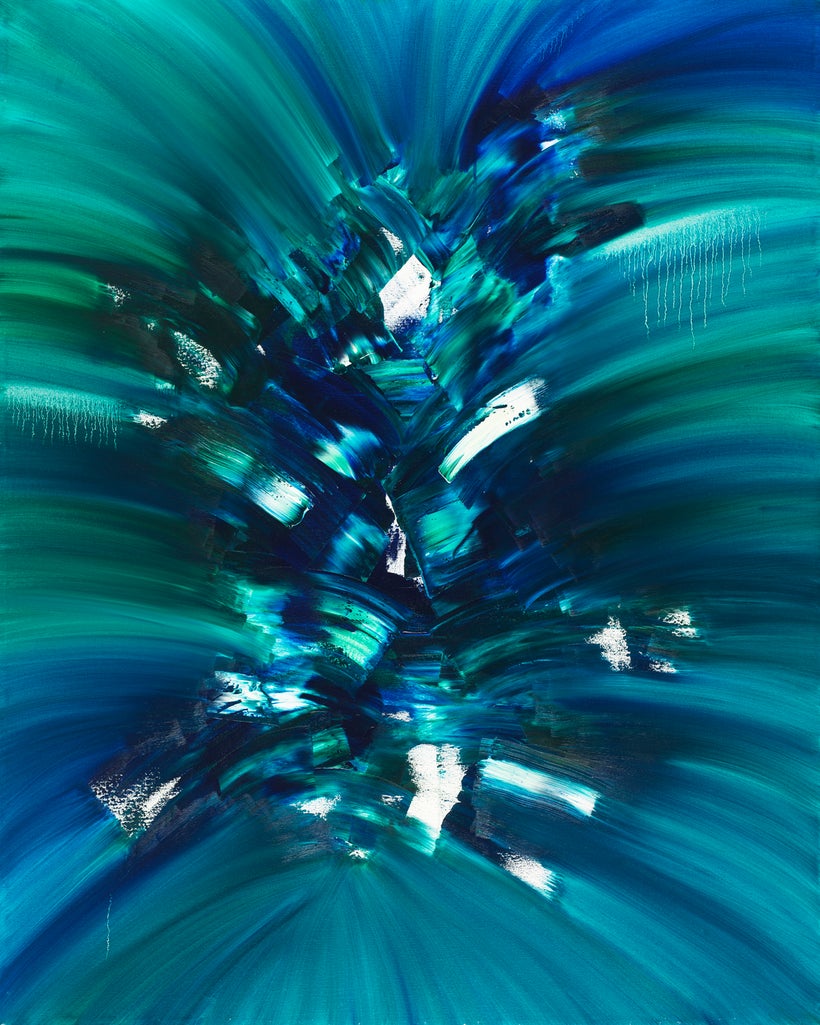 Jill Joy: Growth, 2016, oil on canvas, 60 x 48 in.