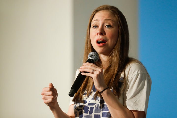 Chelsea Clinton said the GOP's openly anti-LGBT platform "is the clarion call for all of us to do everything we can to elect
