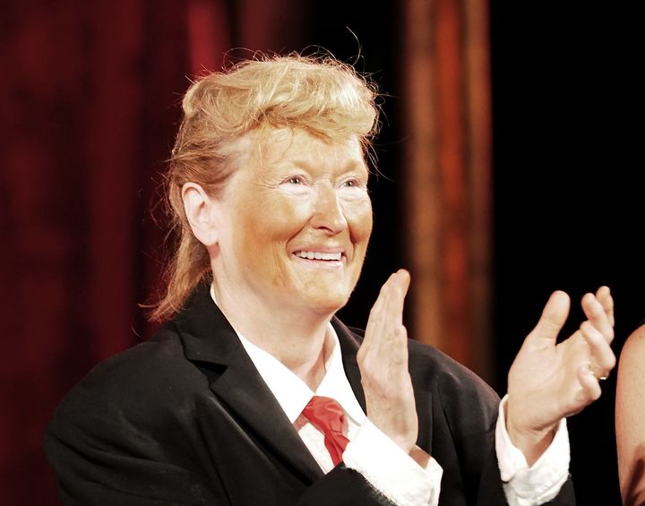 Donald Trump probably wasn't keen on this Meryl Streep portrayal at Delacorte Theater in New York on June 6, 2016.