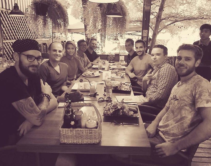 A lunch with nomads and entrepreneurs thanks to http://www.donteatalone.co