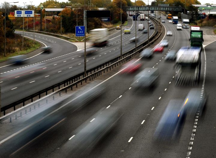 A body was discovered on the M1 in the early hours of Tuesday