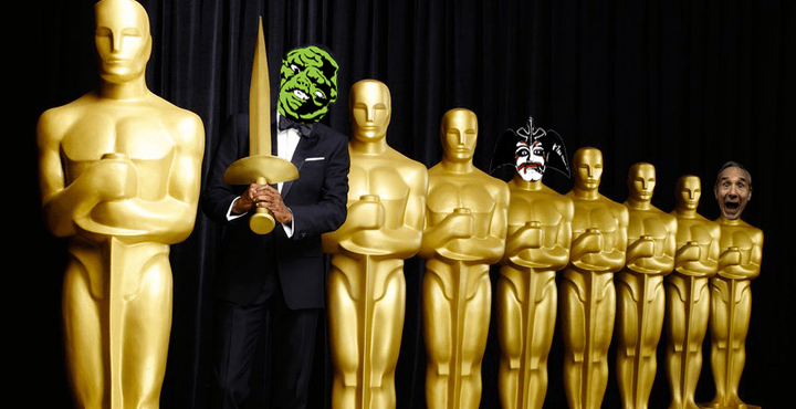 <p>#OscarsSoWhite / #ToxieSoGreen</p>