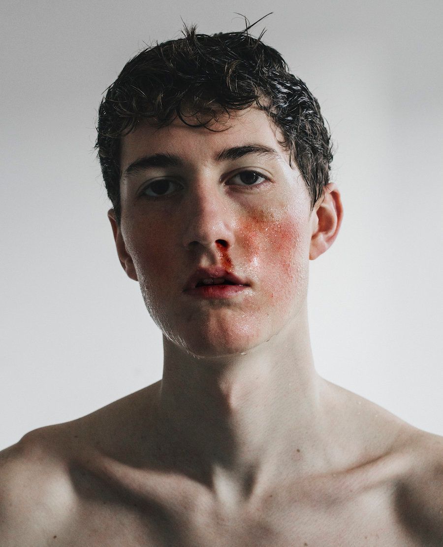 Ryan James Caruthers, from "<em>Tryouts</em>, <em>Boxing</em>," 2015, archival pigment print, 36 x 30 inches.Courtesy of the artist.