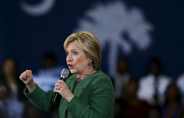 Democratic presidential candidate Hillary Clinton had a private fundraising event in South Carolina interrupted by a Black Lives Matter activist.