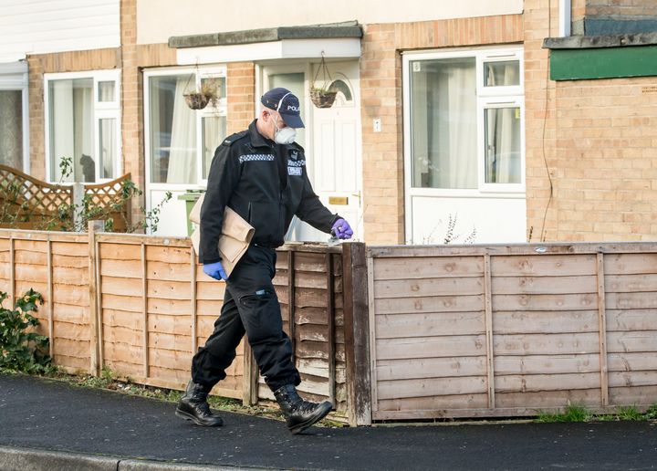 Police activity outside a property in the Woodthorpe area of York, after a teenager was arrested nearby following the death of Katie Rough.