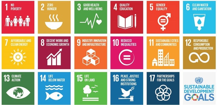 <p>The United Nations 17 Global Goals for Sustainable Development</p>