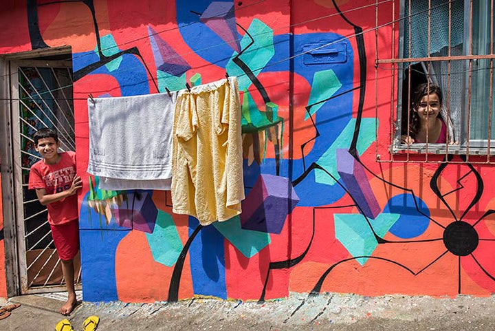 <p>Fabio Tirado from Curitiba, south of Brazil. Meeting Of Favela 2016. Favela Operaria. Duque de Caxias. Rio De Janeiro, Brazil. </p>