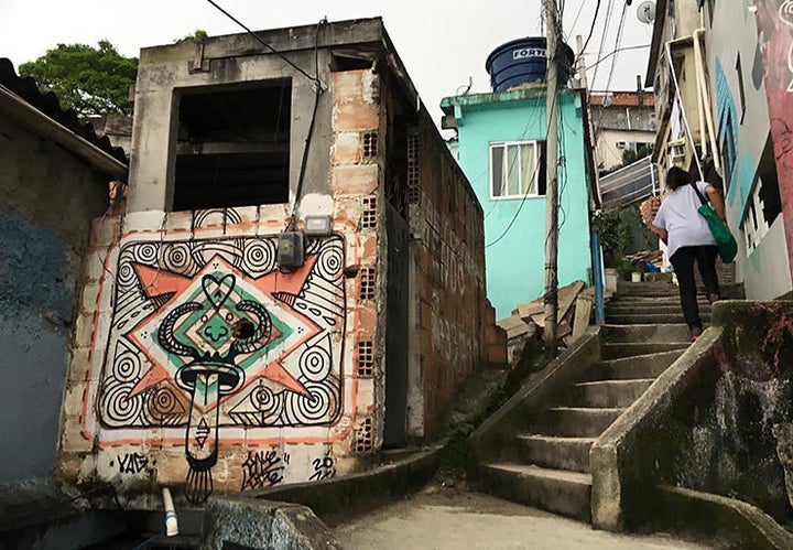 <p>Unidentified Artist. Vidigal Favela. Rio De Janeiro, Brazil. </p>