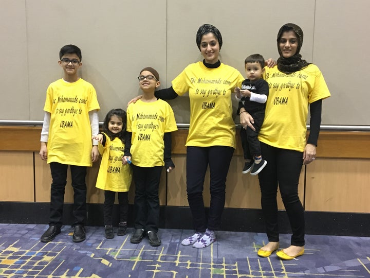 The Mohammad family from Bolingbrook, Illinois.