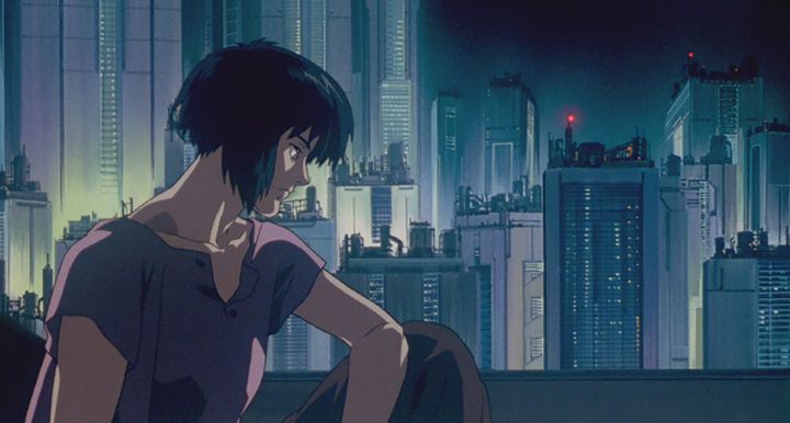 A still from the original 1995 anime film "Ghost in the Shell."