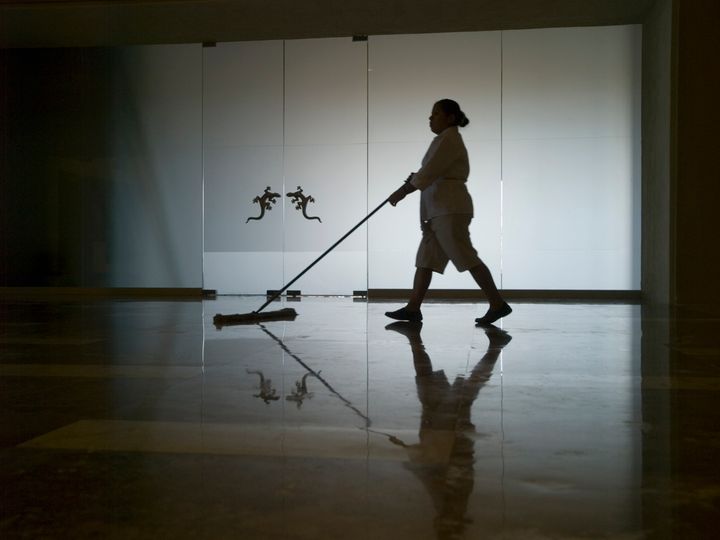 One person said his employee should not get minimum wage 'because she only makes the tea and sweeps the floors' (file image)