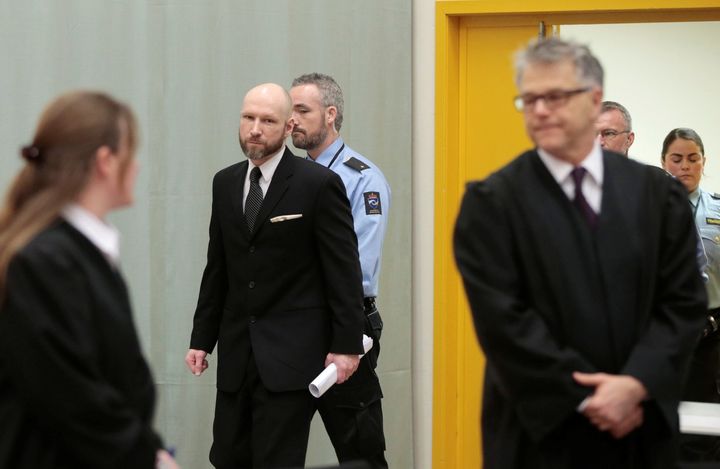 Breivik sued the government last year claiming being kept in solitary confinement breached his human rights 