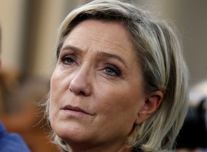 French National Front (FN) leader Marine Le Pen attends a FN political debate in Paris, France, Nov. 8, 2016.