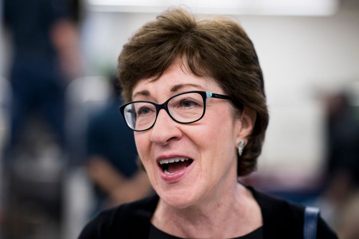 Sen. Susan Collins (R-Maine) joined 48 Democratic and independent colleagues in voting for an amendment that would prevent legislation cutting major social insurance programs.