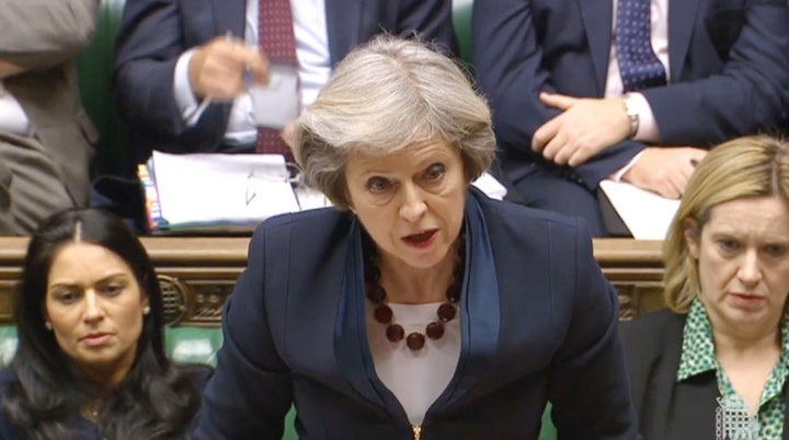 Theresa May in PMQs