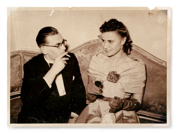 Ken and Hazel. Undated vintage photograph, circa 1950 