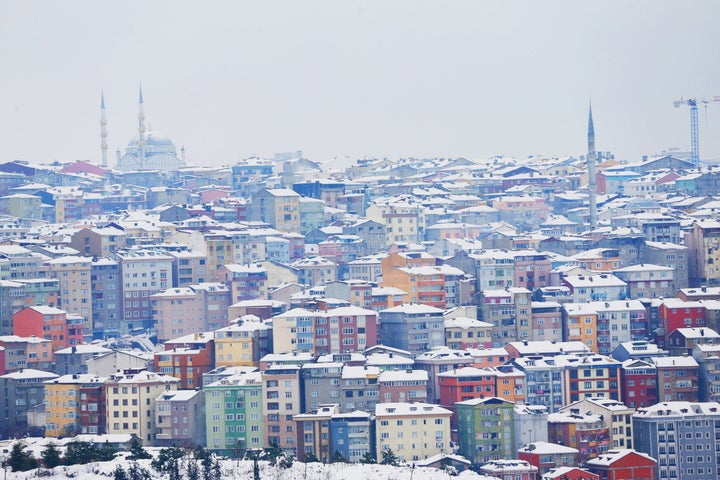 As snow fell, Istanbul became a "La La Land."