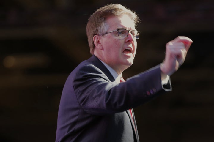 Lt. Gov. Dan Patrick speaks at the Republican Party of Texas State Convention, May 12, 2016, in Dallas. He considers passing a North Carolina-style bathroom bill a priority.