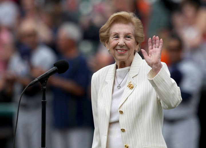 Hermina Hirsch, a Holocaust survivor, performed the national anthem on May 21 before the Detroit Tigers took on the Tampa Bay Rays.