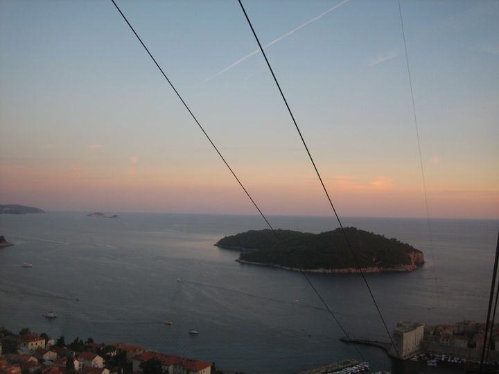 View from cable car, Dubronik