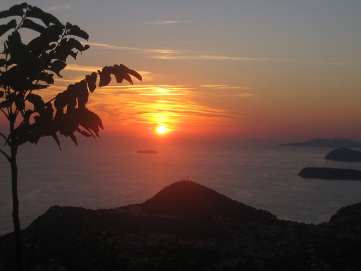 Sunset from Panorama Restaurant, Dubrovnik