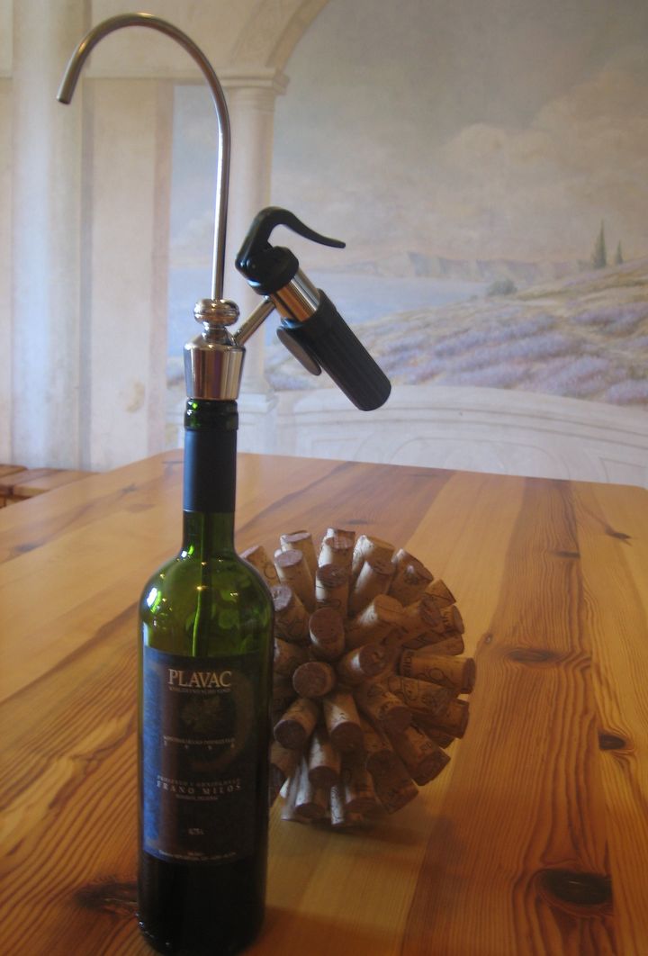 Homemade Coravin ( 1994 Plavic Mali) - Milos Winery, Pelješac Peninsula