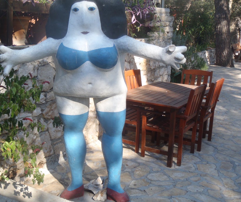 Statue - Palmizana’s patio, Hvar