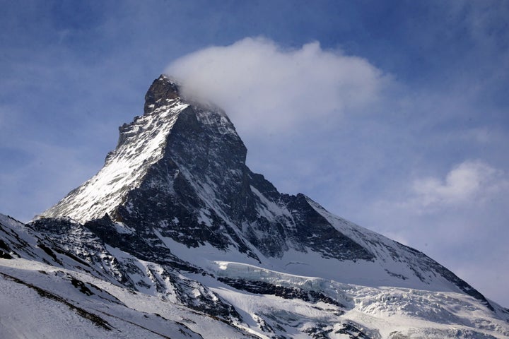 The Matterhorn mountain is pictured in Zermatt, Switzerland, March 15, 2015.