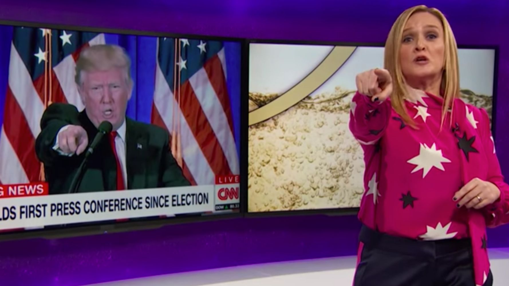 Samantha Bee Doubts The Donald Trump Golden Shower Allegations Huffpost
